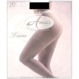 Колготки фантазийные Amar "Lara 20" Musta (черные), размер 40-44 традиционного финского качества Товар сертифицирован