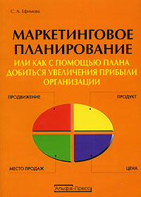 Маркетинговое планирование, или Как с помощью плана добиться увеличения прибыли организации. Издательство: Альфа-Пресс, 2007 г. Мягкая обложка, 196 стр. ISBN 978-5-94280-252-3 Тираж: 3000 экз. Формат: 60x84/16 (~143х205 мм)