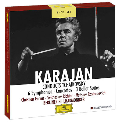 Herbert Von Karajan Tchaikovsky 6 Symphonies / Concertos / 3 Ballet Suites (8 CD) Формат: 8 Audio CD (Box Set) Дистрибьюторы: Deutsche Grammophon GmbH, ООО "Юниверсал Мьюзик"