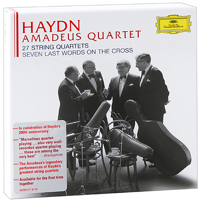 Amadeus Quartet Haydn String Quartets Op 51-103 (10 CD) Формат: 10 Audio CD (Box Set) Дистрибьюторы: ООО "Юниверсал Мьюзик", Deutsche Grammophon GmbH Европейский Союз Лицензионные