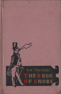 The Book of Snobs Авторский сборник Антикварное издание Сохранность: Хорошая Издательство: Foreign Languages Publishing House, 1959 г Твердый переплет, 262 стр Тираж: 15000 экз Формат: 84x108/32 (~130х205 мм)